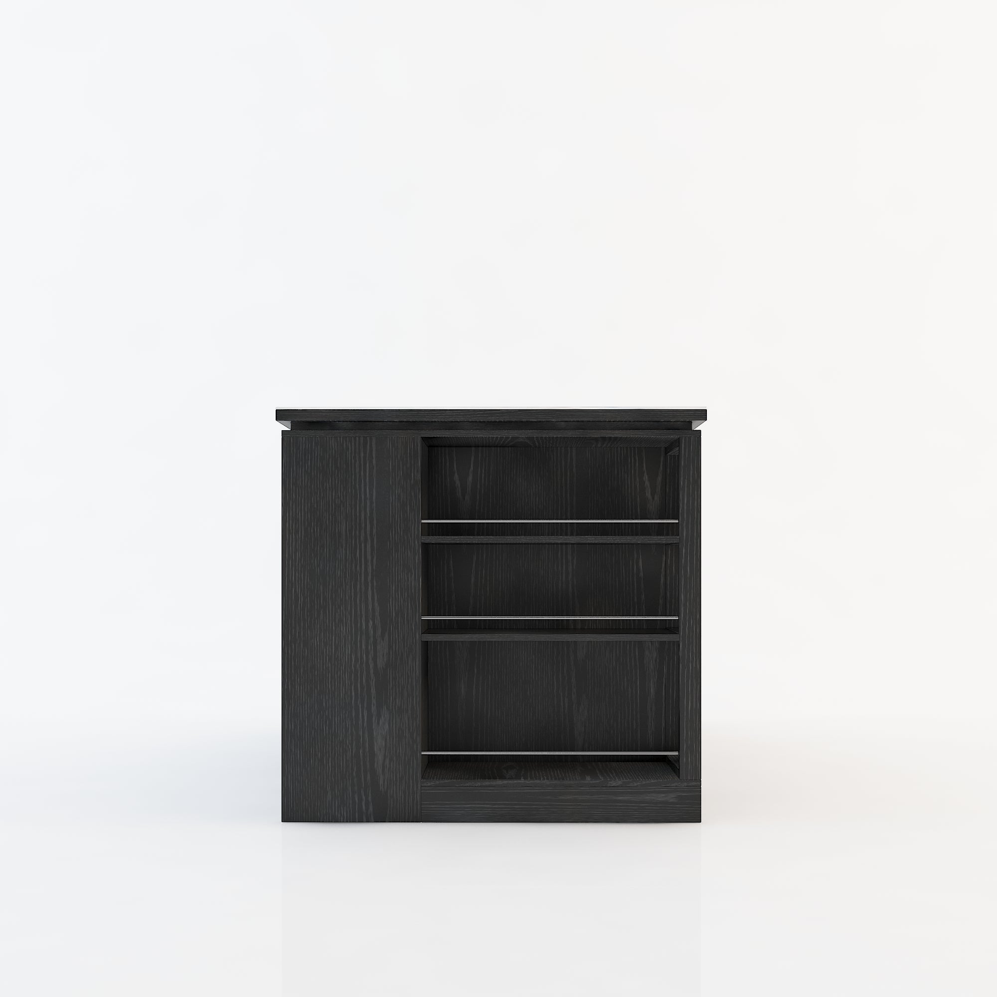 72'' Mid-Century Modern Kitchen Island with Storage, Drawers & Bar Seating – Walnut & Marble Look