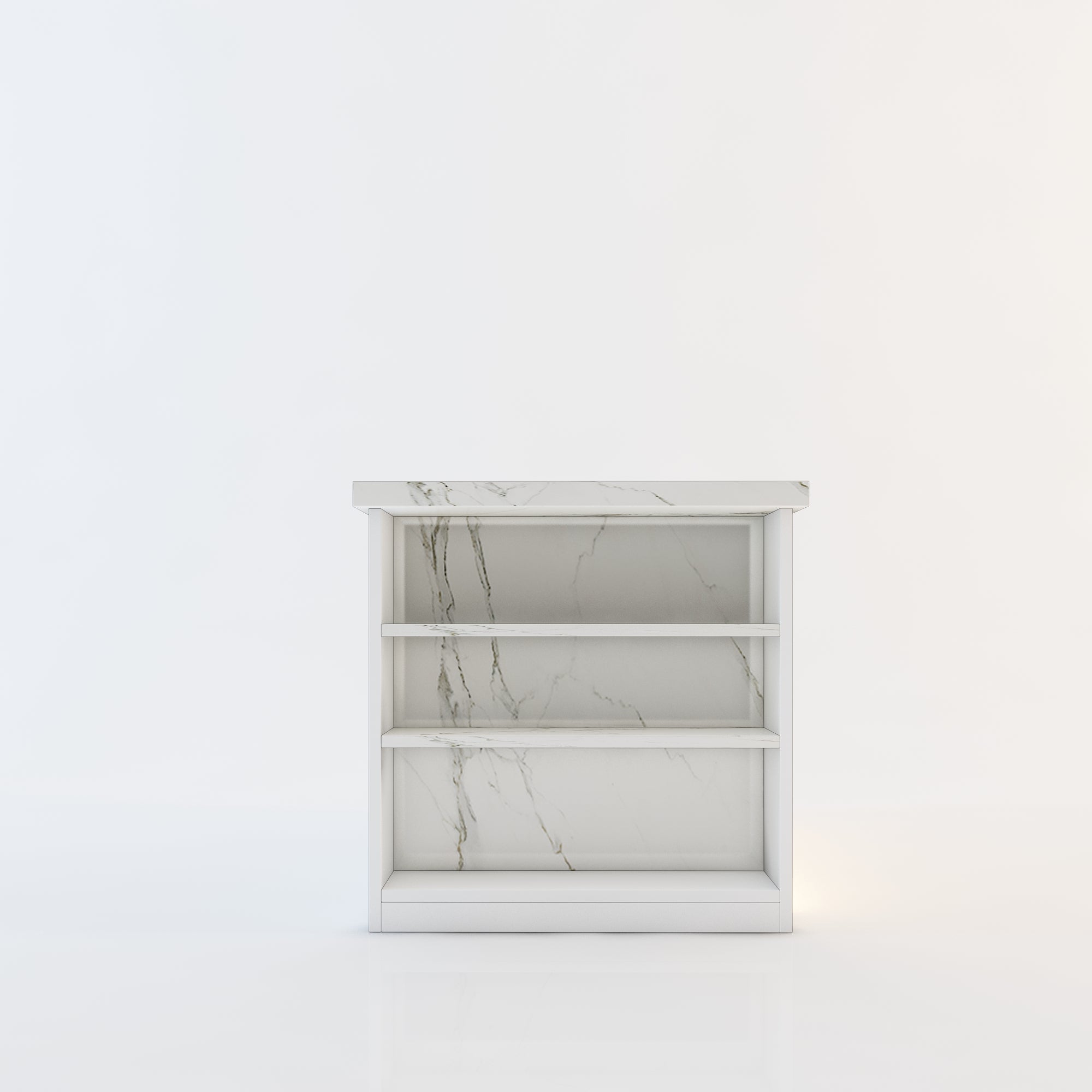 72 inch white Modern  Kitchen island with Cabinets ，Bar, Electrical Outlet and Light