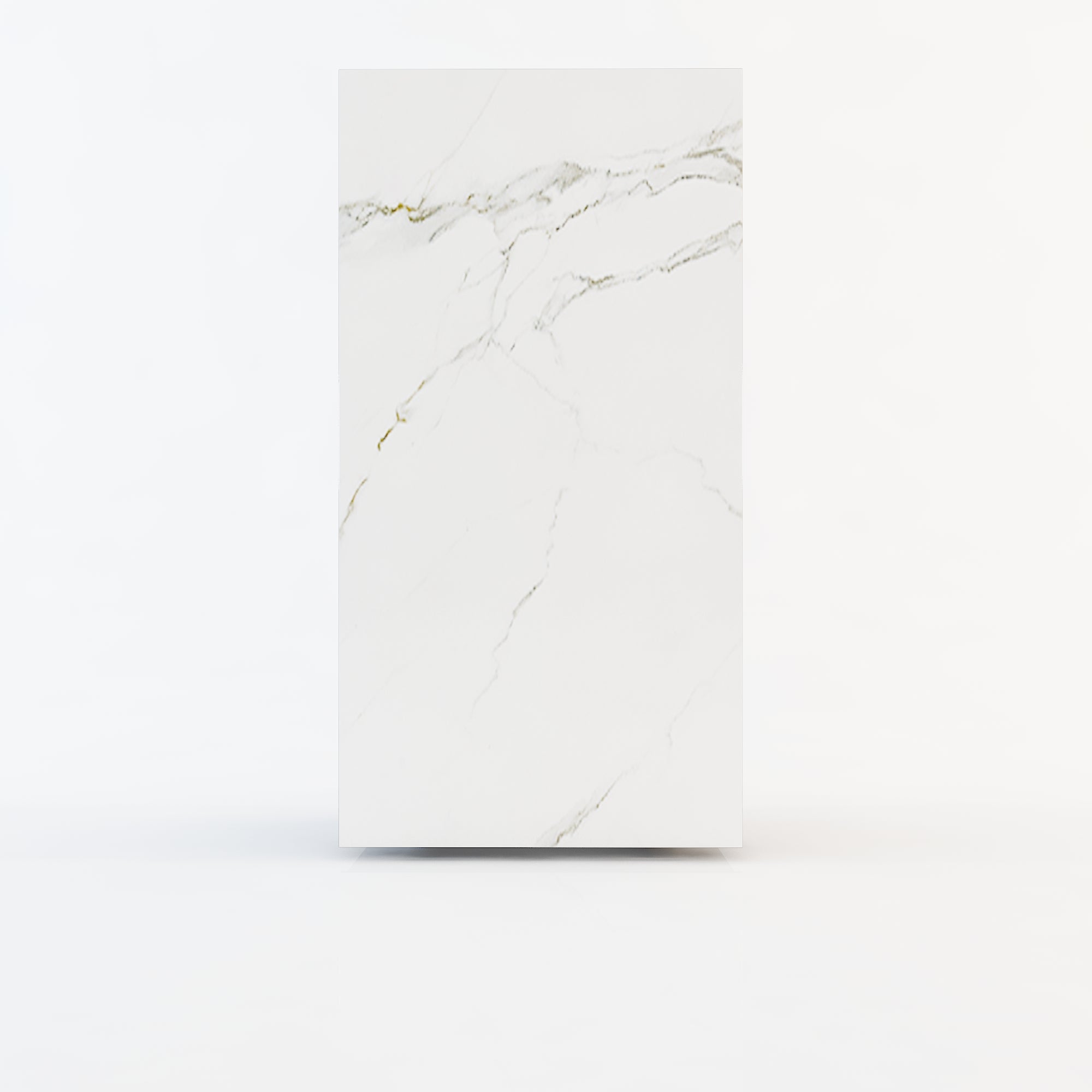 72'' Mid-Century Modern Kitchen Island with Storage, Drawers & Bar Seating – Walnut & Marble Look